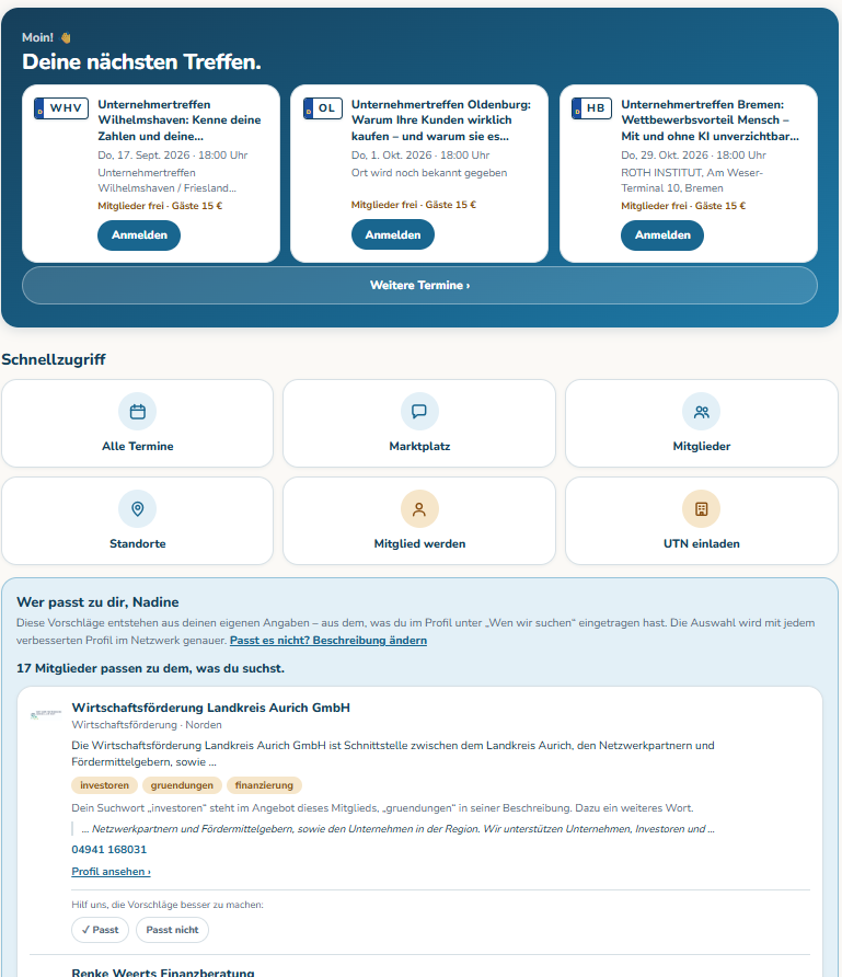 Unternehmertreffen Nordwest App